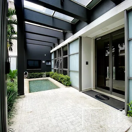 Chic Blue Design Com Vaga De Garagem Apartment Sao Paulo Exterior photo