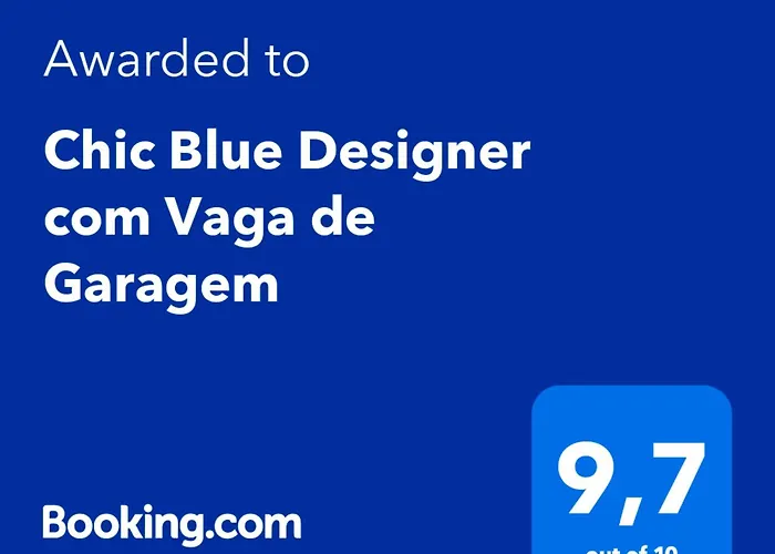 Chic Blue Design Com Vaga De Garagem